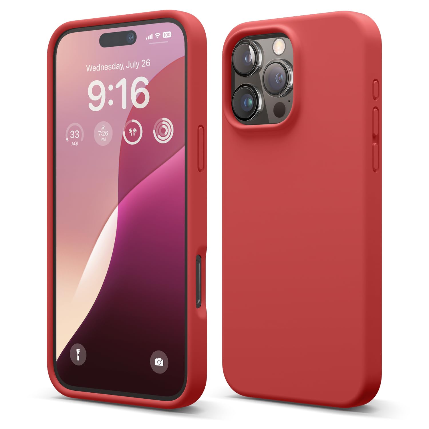 Foto 2 pulgar | Funda De Teléfono Elago Compatible Con Iphone 16 Pro Max Roja - Venta Internacional.