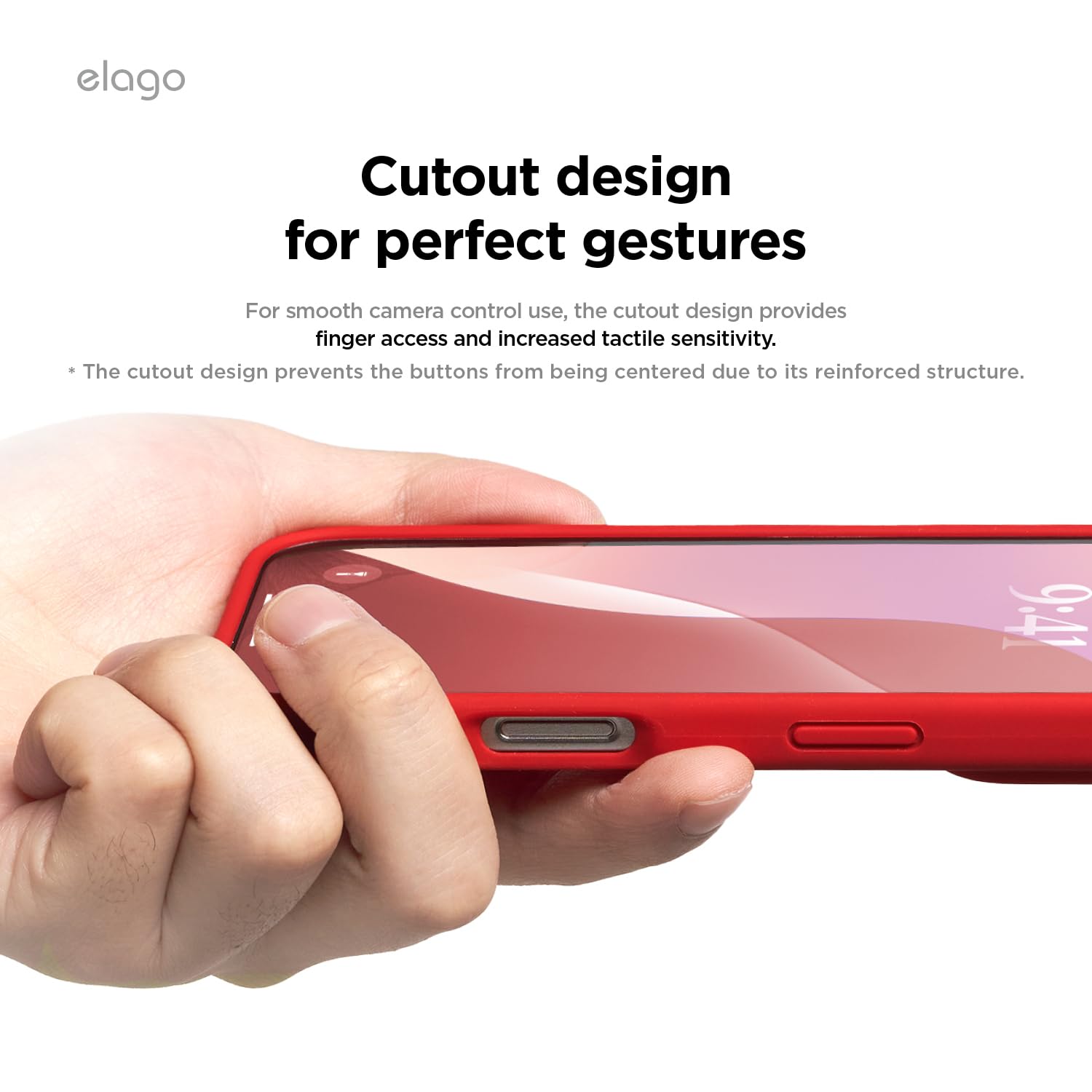 Foto 7 pulgar | Funda De Teléfono Elago Compatible Con Iphone 16 Pro Max Roja - Venta Internacional.