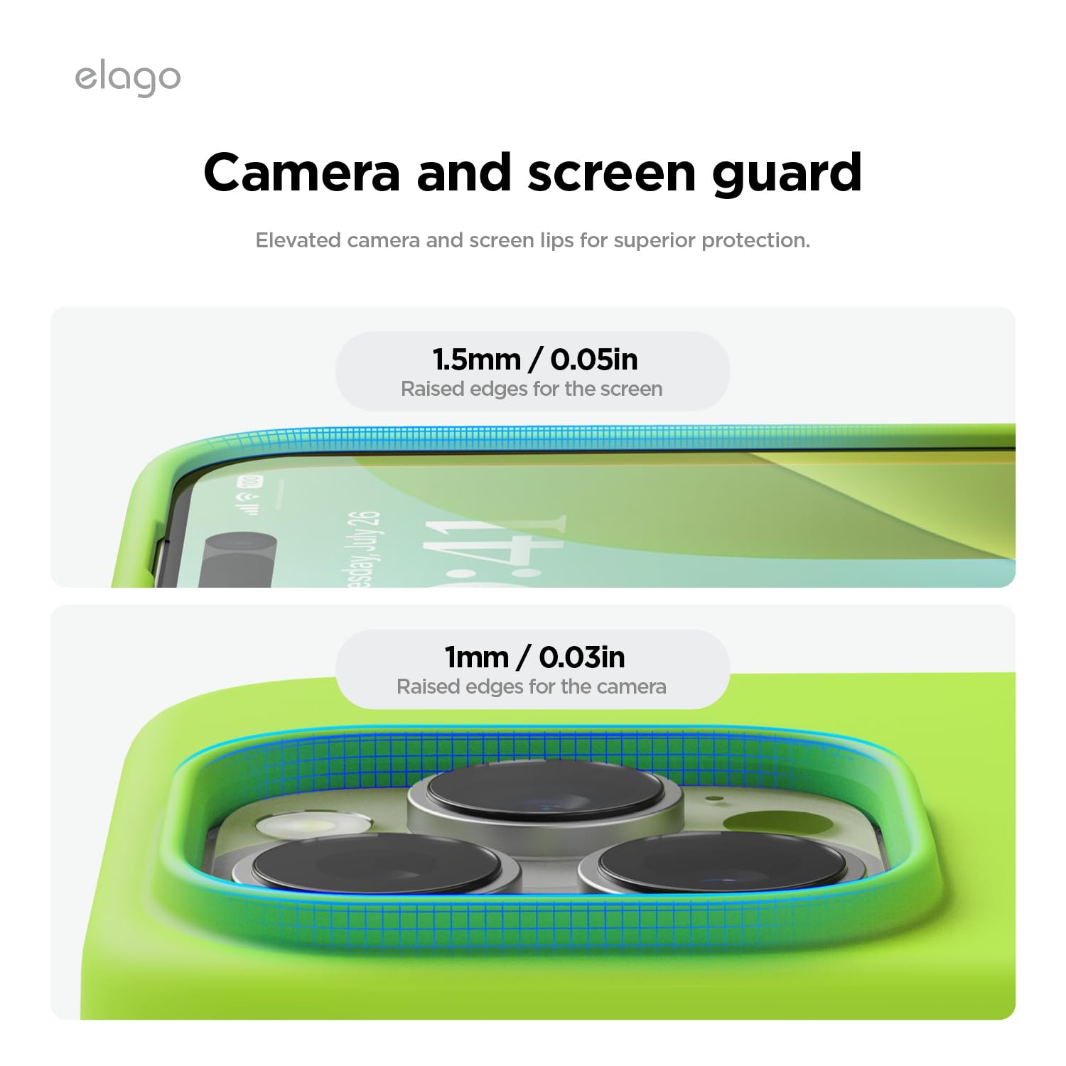 Foto 5 | Funda Para Teléfono Elago Compatible Con Iphone 16 Pro Max, Color Verde Lima - Venta Internacional.