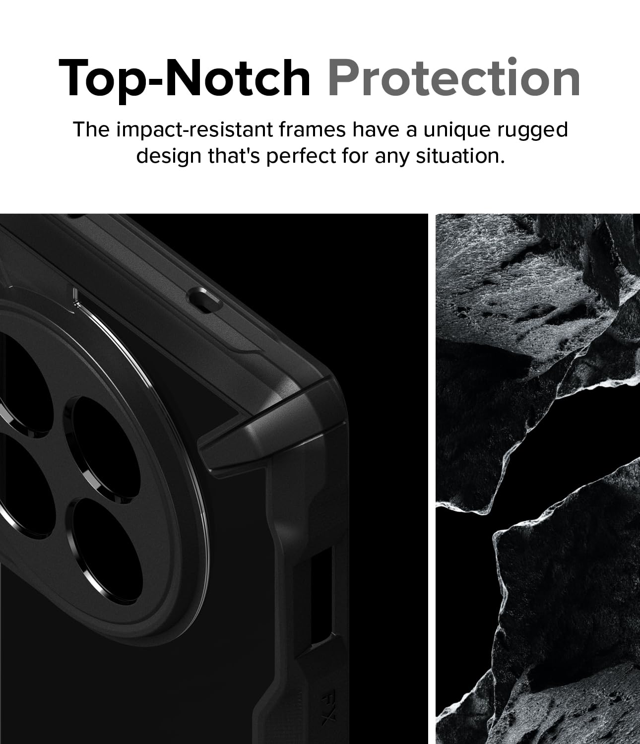 Foto 4 pulgar | Funda Para Teléfono Ringke Fusion-x Compatible Con Oneplus 12 Negra - Venta Internacional.