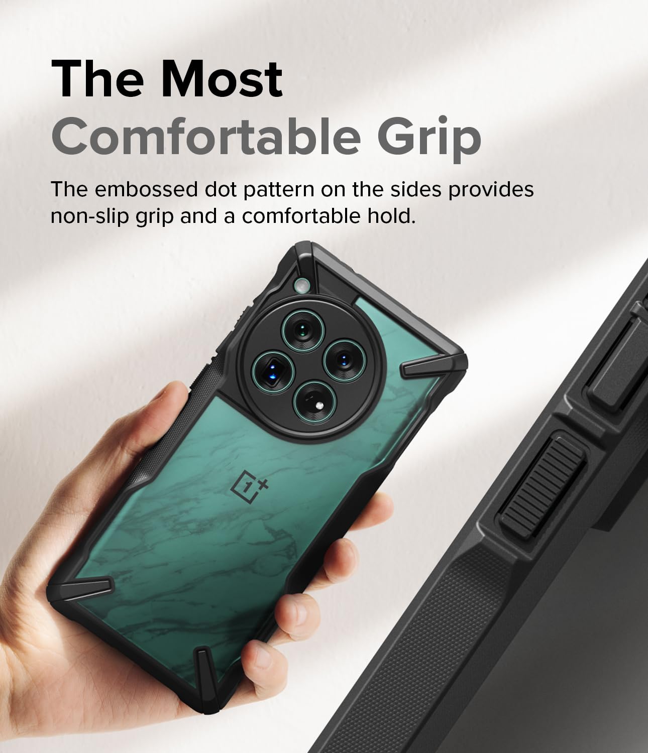 Foto 6 pulgar | Funda Para Teléfono Ringke Fusion-x Compatible Con Oneplus 12 Negra - Venta Internacional.
