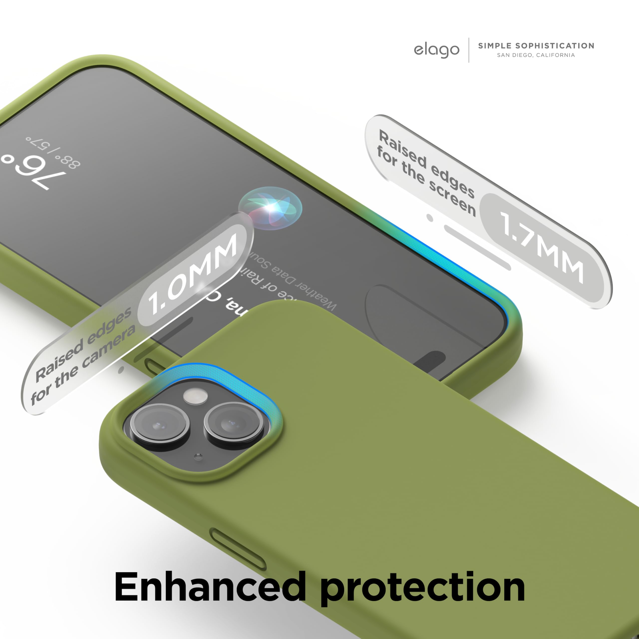 Foto 5 | Funda De Teléfono Elago Compatible Con Iphone 15 De Silicona Líquida - Venta Internacional.