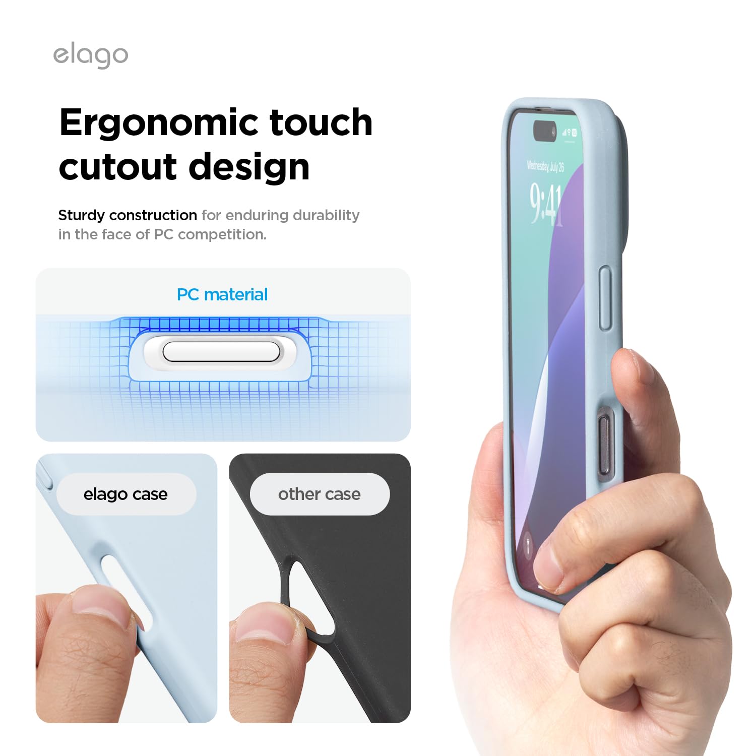 Foto 8 pulgar | Funda De Teléfono Elago Compatible Con Iphone 16 Pro De Silicona - Venta Internacional.