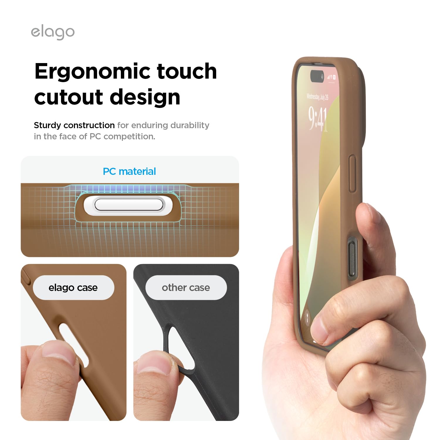 Foto 8 pulgar | Funda De Teléfono Elago Compatible Con Iphone 16, Silicona Líquida - Venta Internacional.