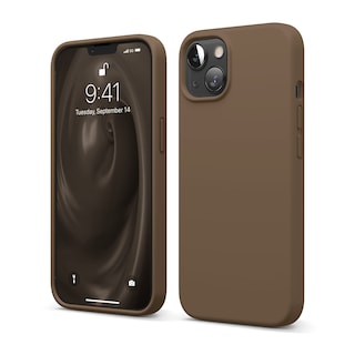 Foto 1 | Funda Elago Liquid Silicone Compatible Con Iphone 13 De 6.1 Pulgadas, Color Marrón - Venta Internacional.