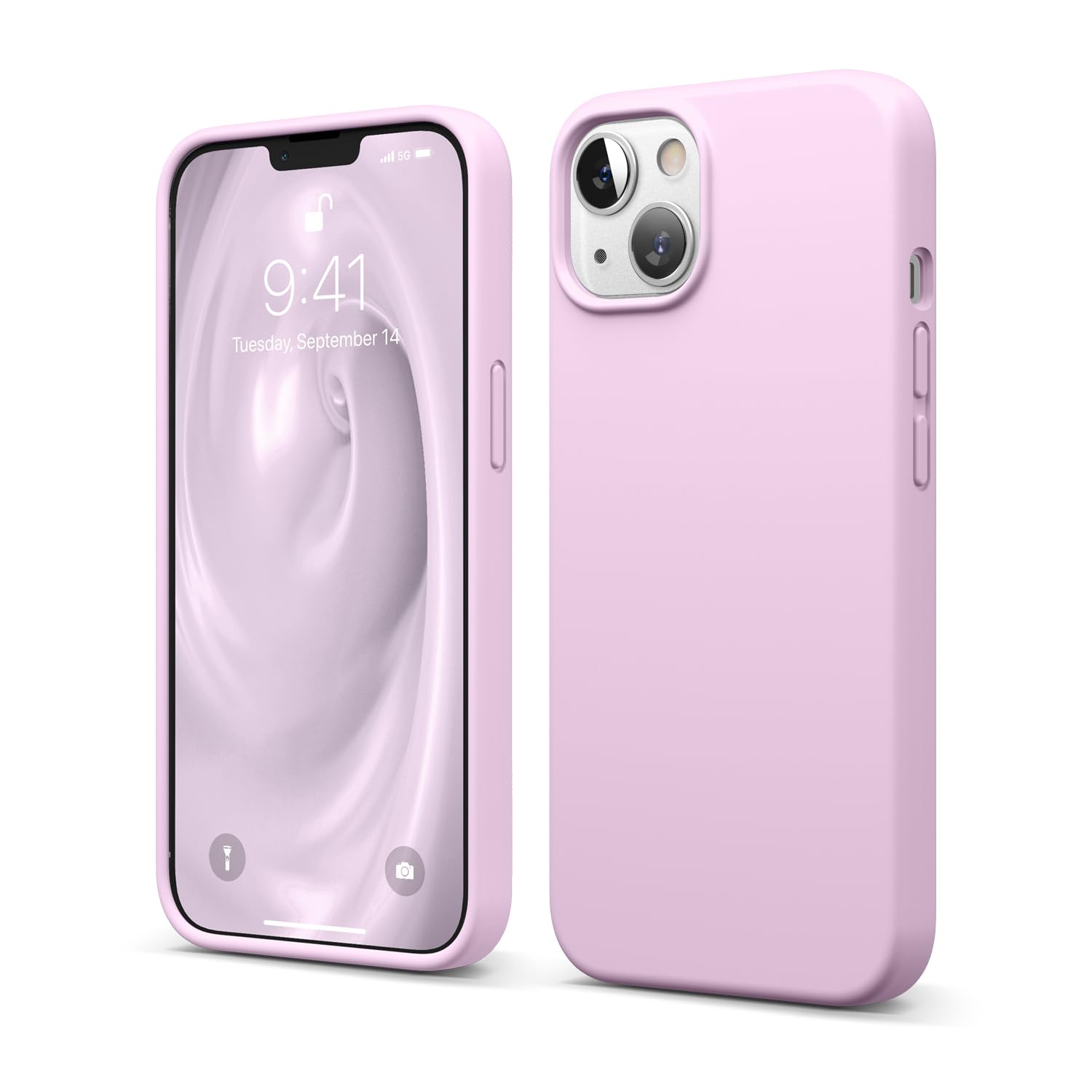 Funda Elago Liquid Silicone Compatible Con Iphone 13 De 6.1 Pulgadas, Color Lila - Venta Internacional.