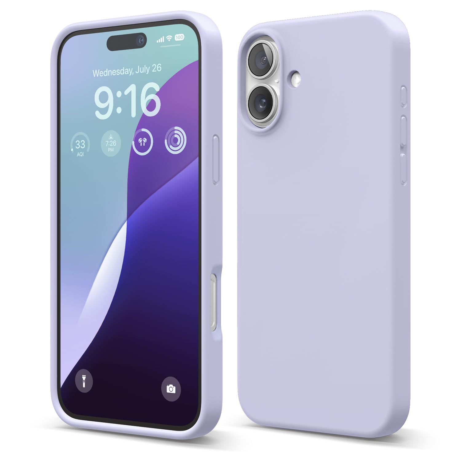 Foto 1 | Funda De Teléfono Elago Compatible Con Iphone 16 Plus De Silicona, Color Morado - Venta Internacional.