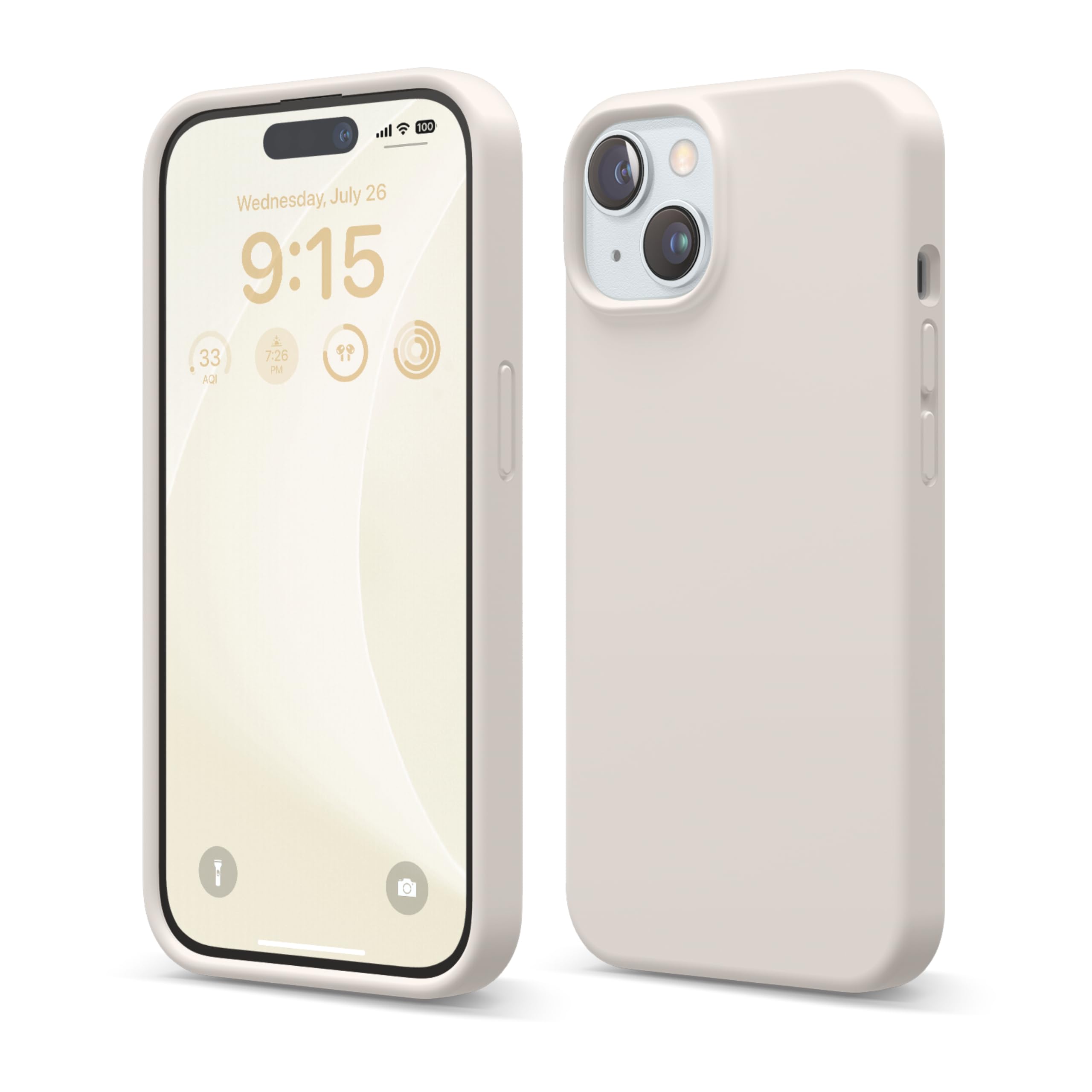 Foto 1 | Funda Elago Liquid Silicone Compatible Con Iphone 15 Stone - Venta Internacional.