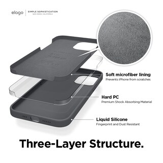 Foto 2 | Funda De Teléfono Elago Liquid Silicone Compatible Con Iphone 12/1 - Venta Internacional.