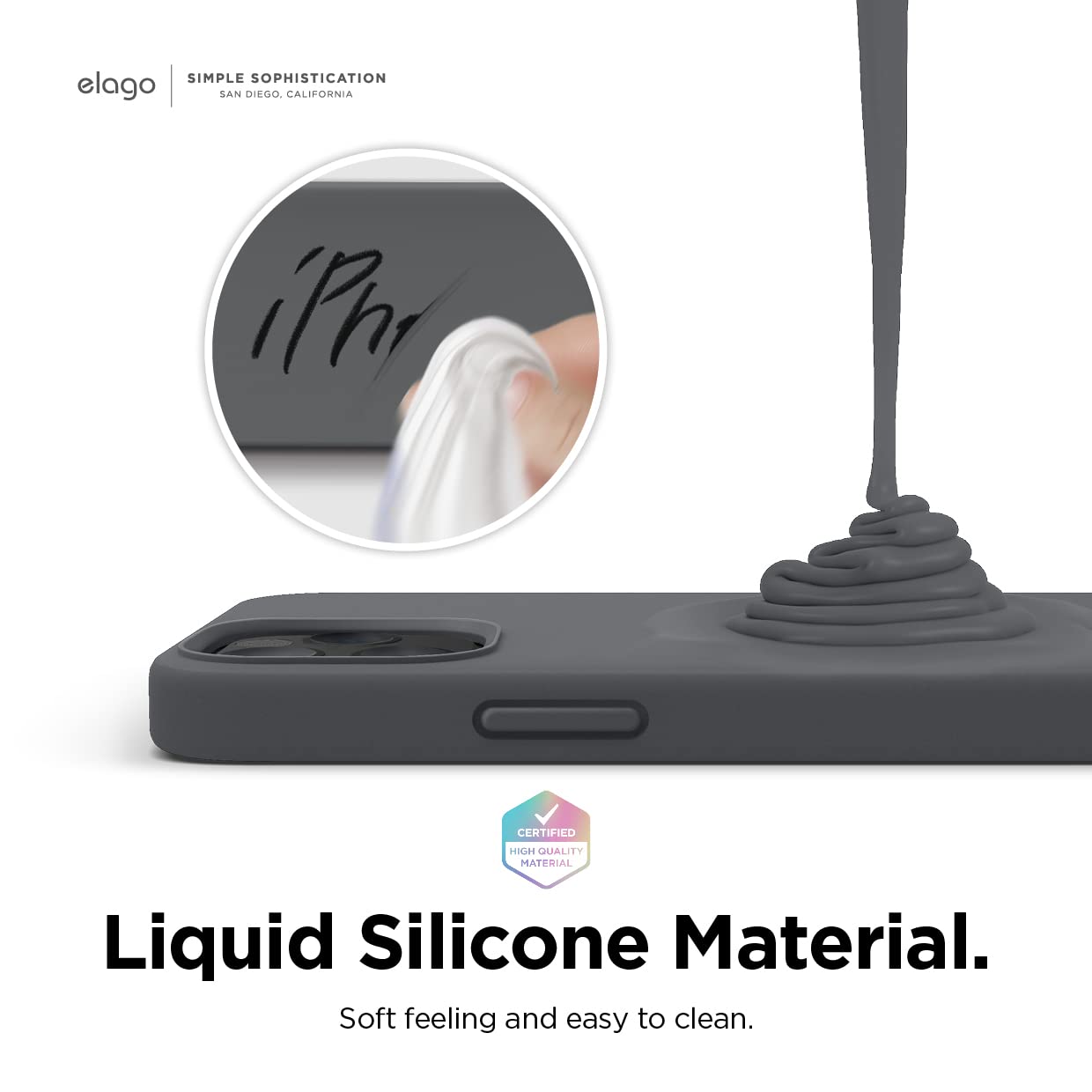 Foto 4 pulgar | Funda De Teléfono Elago Liquid Silicone Compatible Con Iphone 12/1 - Venta Internacional.
