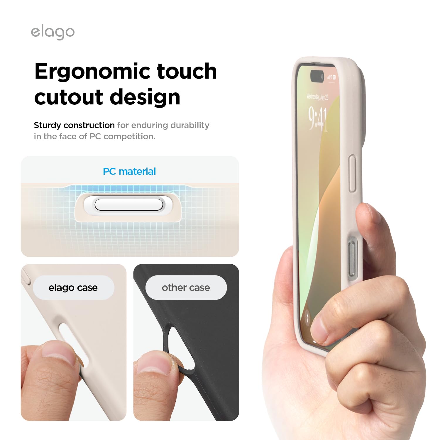 Foto 8 pulgar | Funda De Teléfono Elago Compatible Con Iphone 16 Plus De Silicona - Venta Internacional.