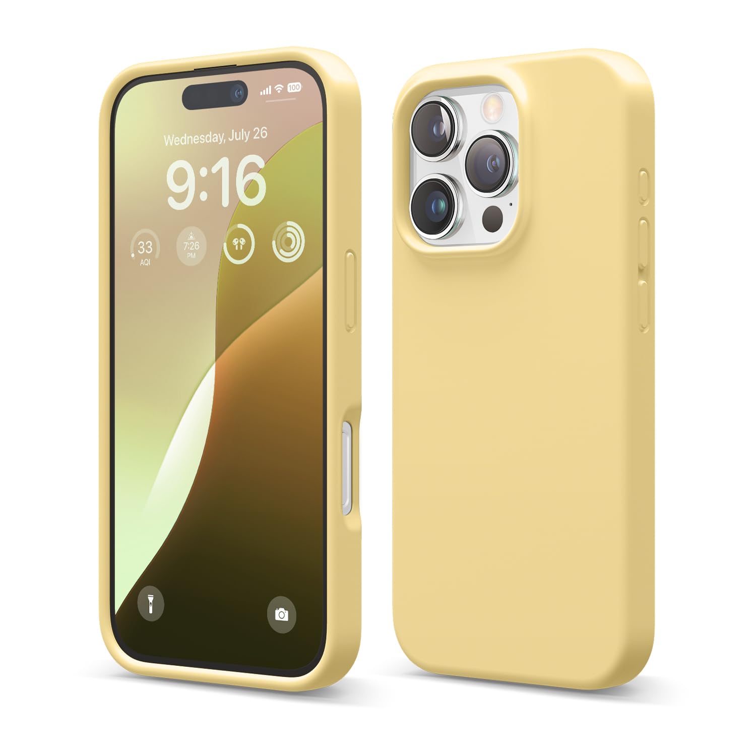 Foto 2 pulgar | Funda De Teléfono Elago Compatible Con Iphone 16 Pro Silicone Yell - Venta Internacional.