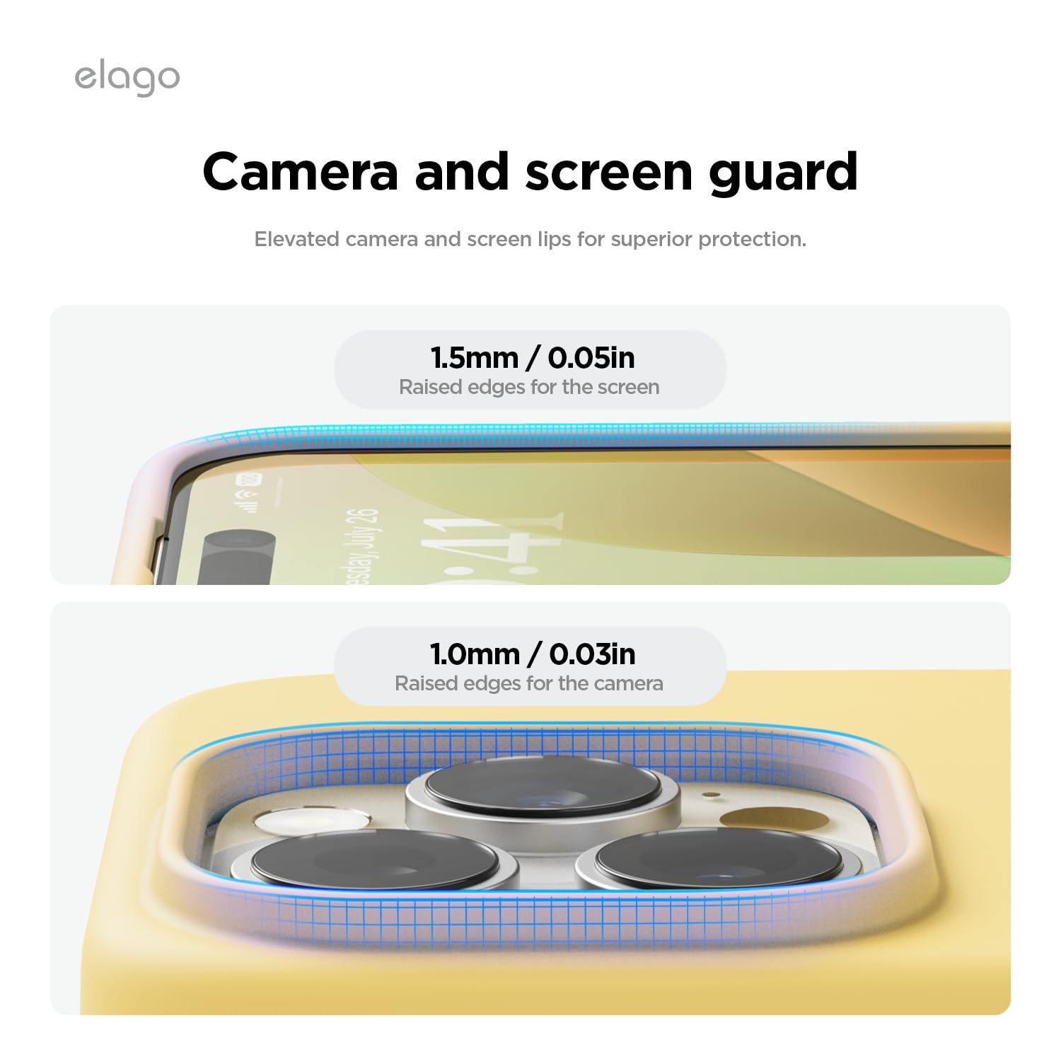 Foto 5 | Funda De Teléfono Elago Compatible Con Iphone 16 Pro Silicone Yell - Venta Internacional.