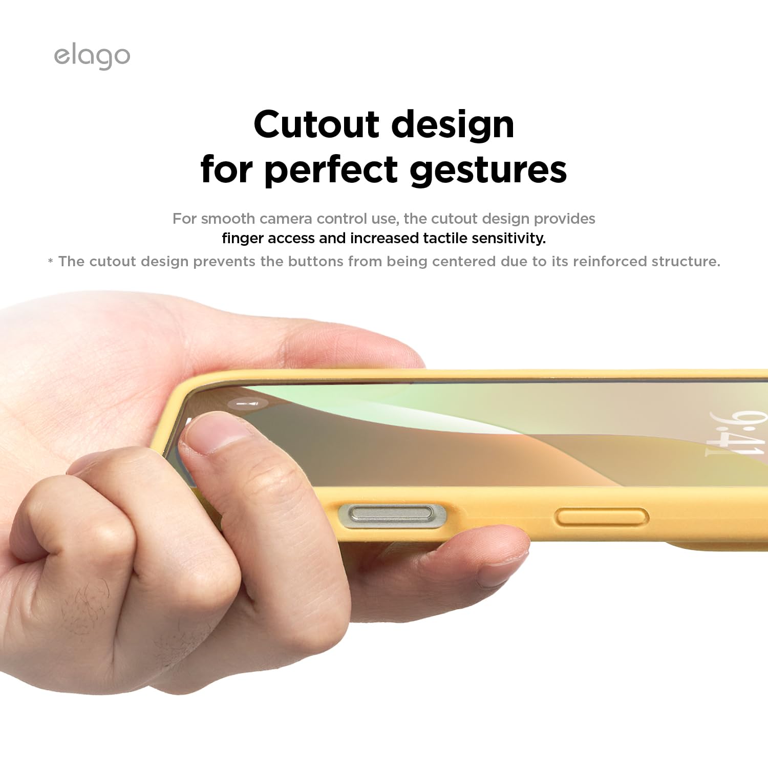 Foto 7 pulgar | Funda De Teléfono Elago Compatible Con Iphone 16 Pro Silicone Yell - Venta Internacional.
