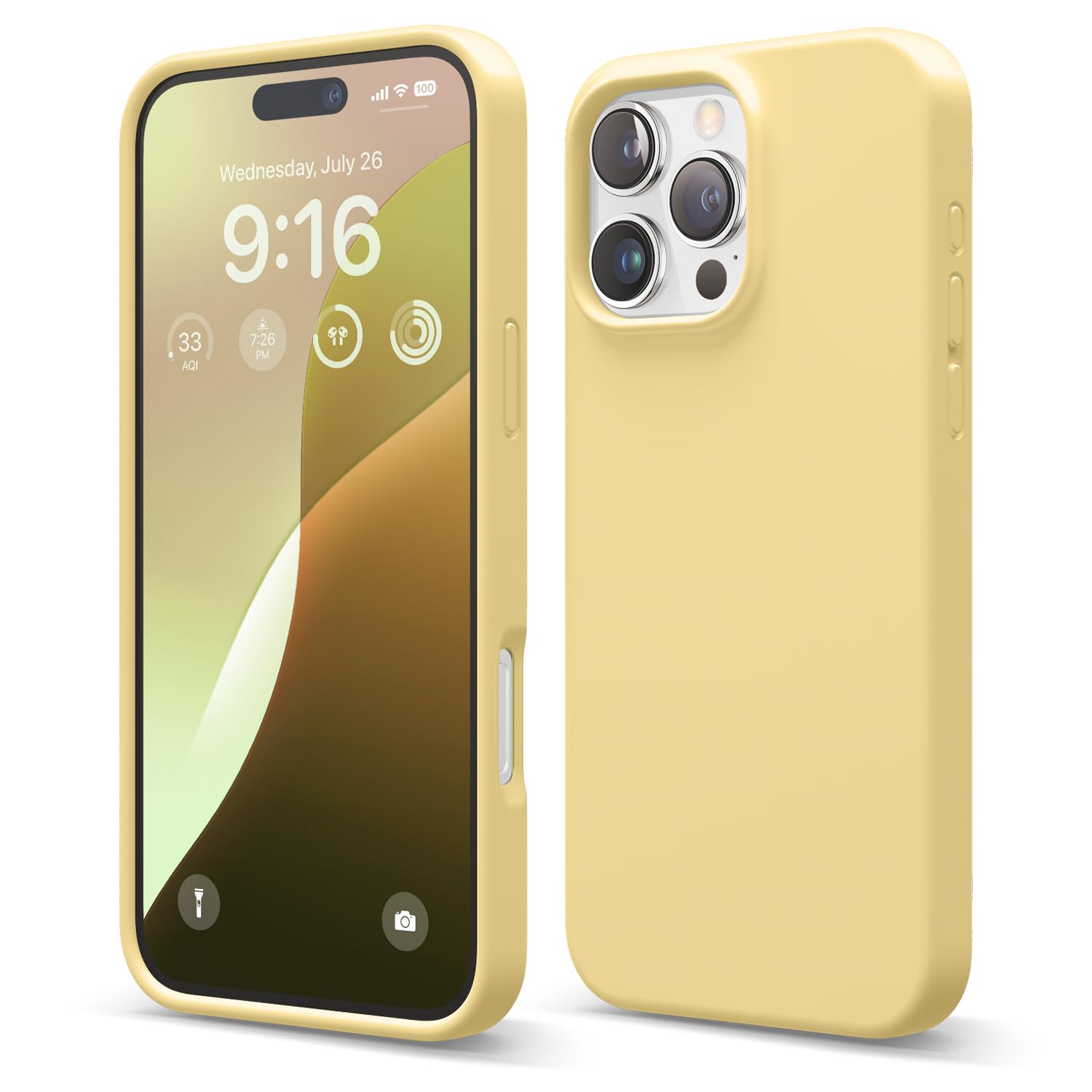 Foto 1 | Funda De Teléfono Elago Compatible Con Iphone 16 Pro Max Amarilla - Venta Internacional.