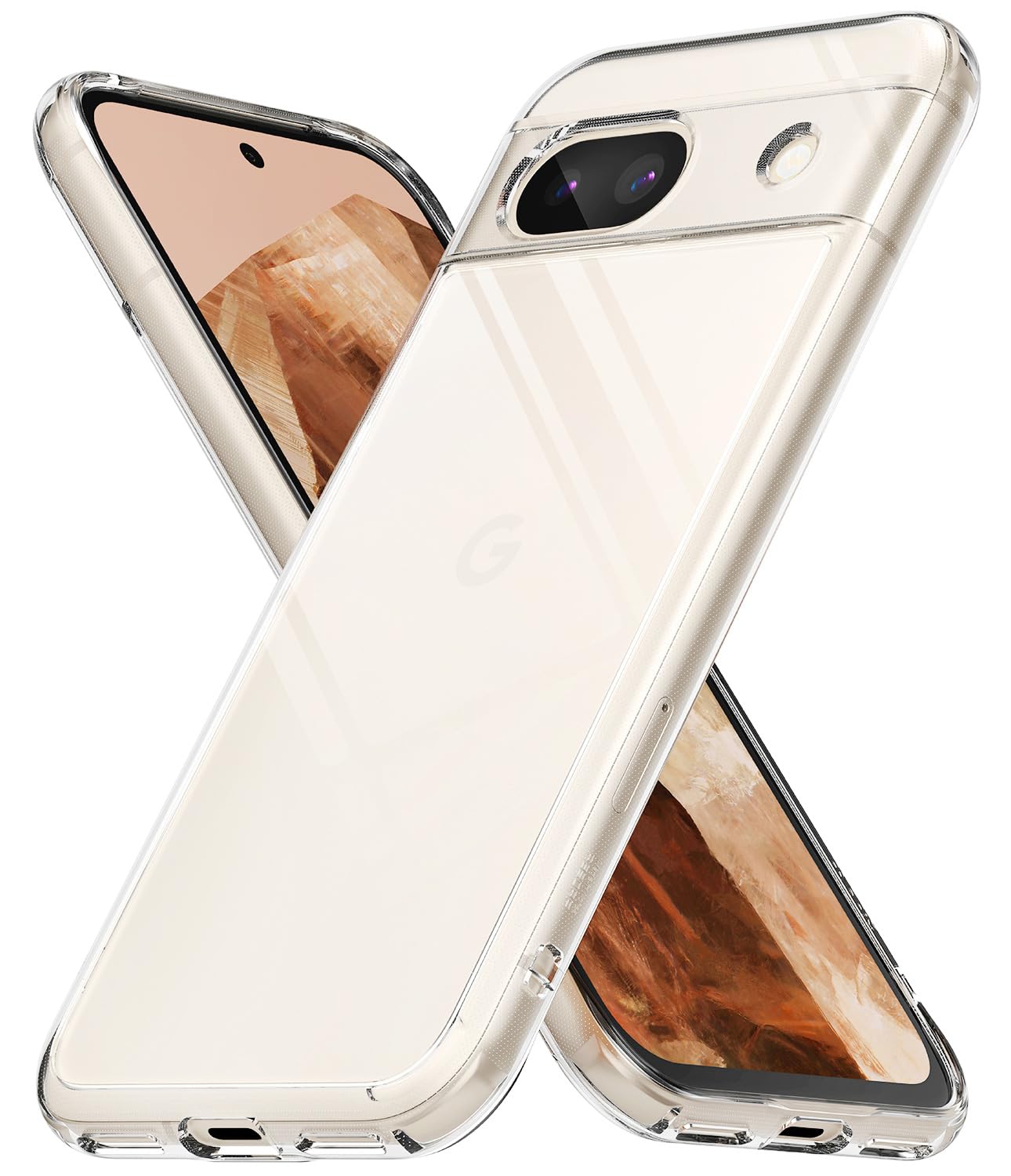 Foto 1 | Funda Para Teléfono Ringke Fusion Compatible Con Google Pixel 8a, Transparente - Venta Internacional.