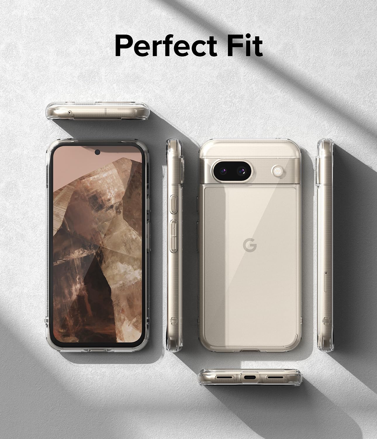 Foto 8 pulgar | Funda Para Teléfono Ringke Fusion Compatible Con Google Pixel 8a, Transparente - Venta Internacional.