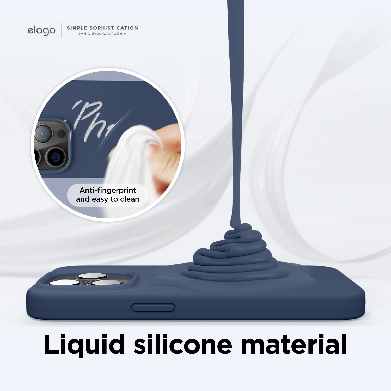 Foto 5 pulgar | Funda De Teléfono Elago Compatible Con Iphone 14 Pro Liquid Silico - Venta Internacional.
