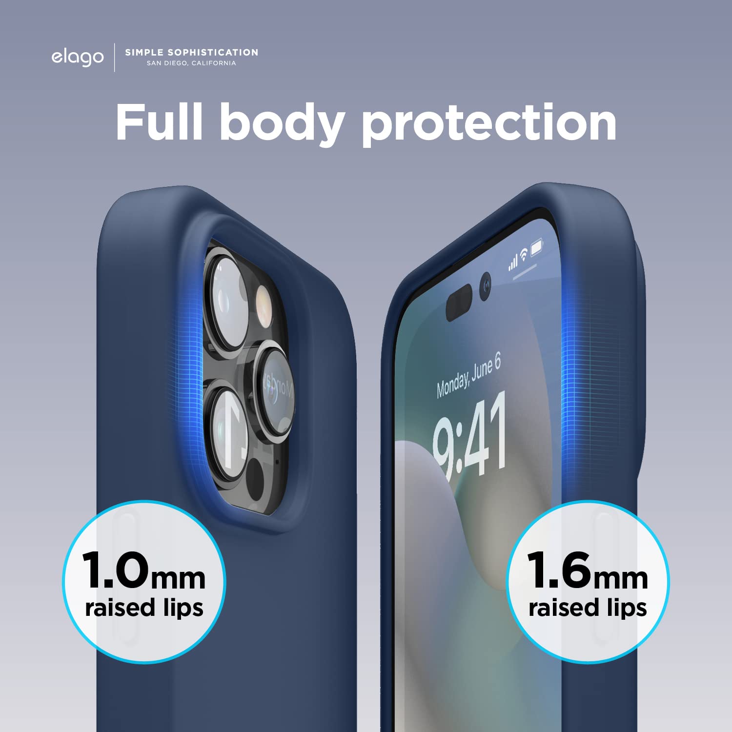 Foto 7 pulgar | Funda De Teléfono Elago Compatible Con Iphone 14 Pro Liquid Silico - Venta Internacional.