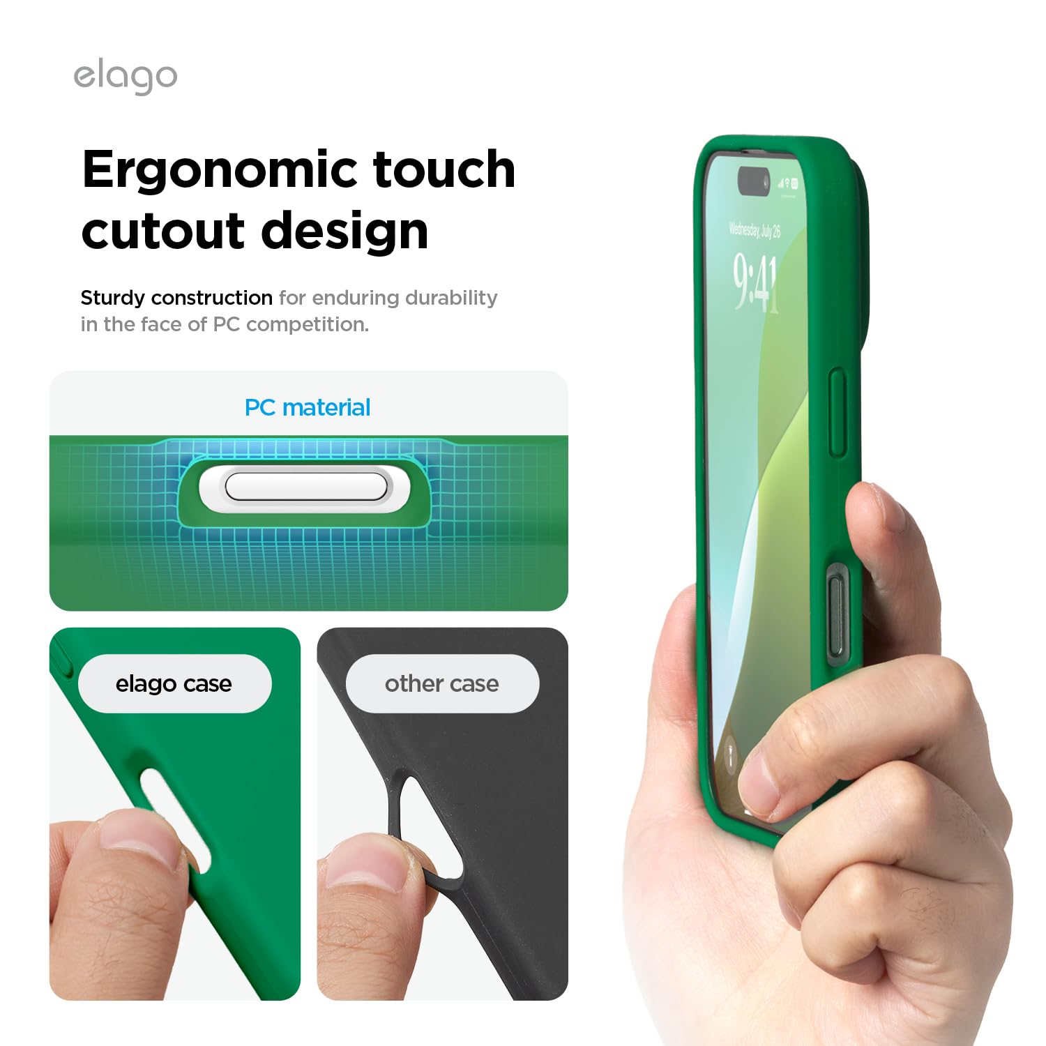 Foto 8 pulgar | Funda De Teléfono Elago Compatible Con Iphone 16, Silicona Líquida - Venta Internacional.