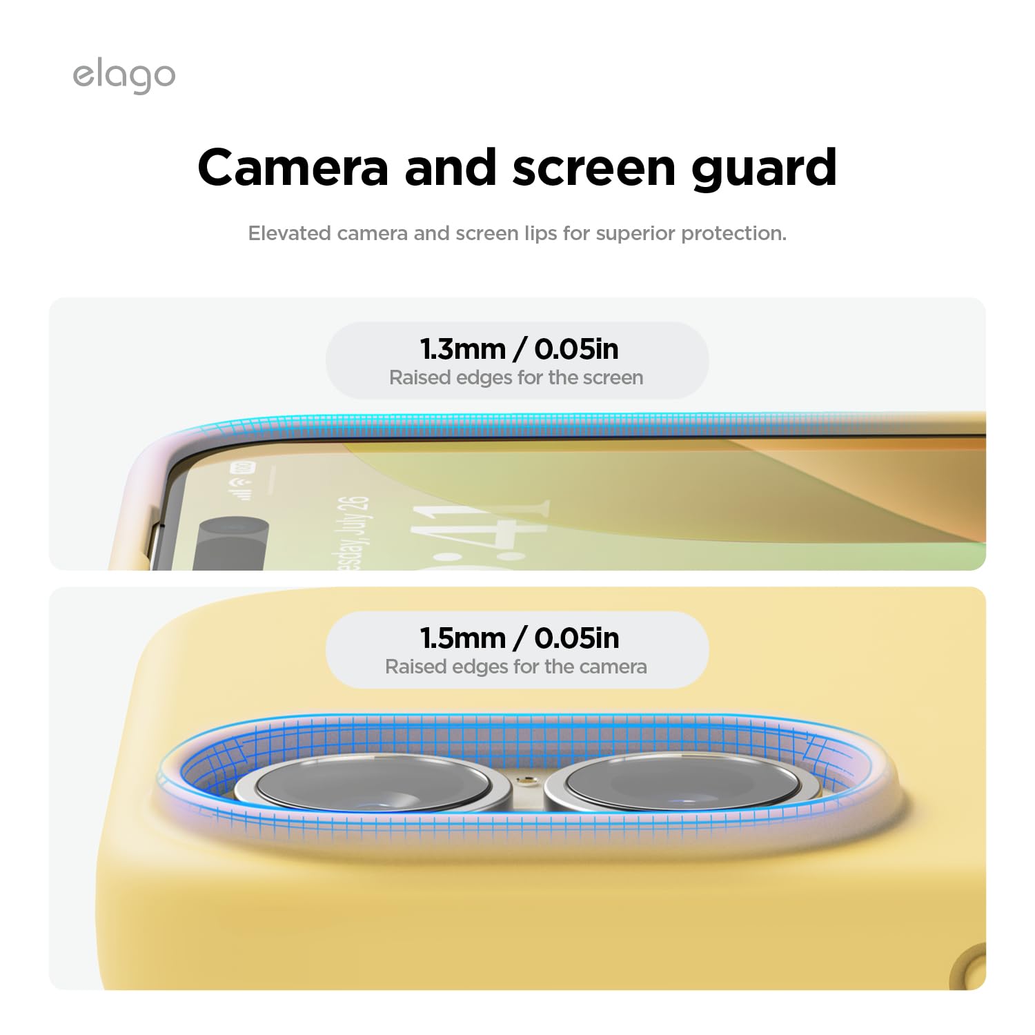 Foto 6 pulgar | Funda De Teléfono Elago Compatible Con Iphone 16 Plus De Silicona Amarilla - Venta Internacional.