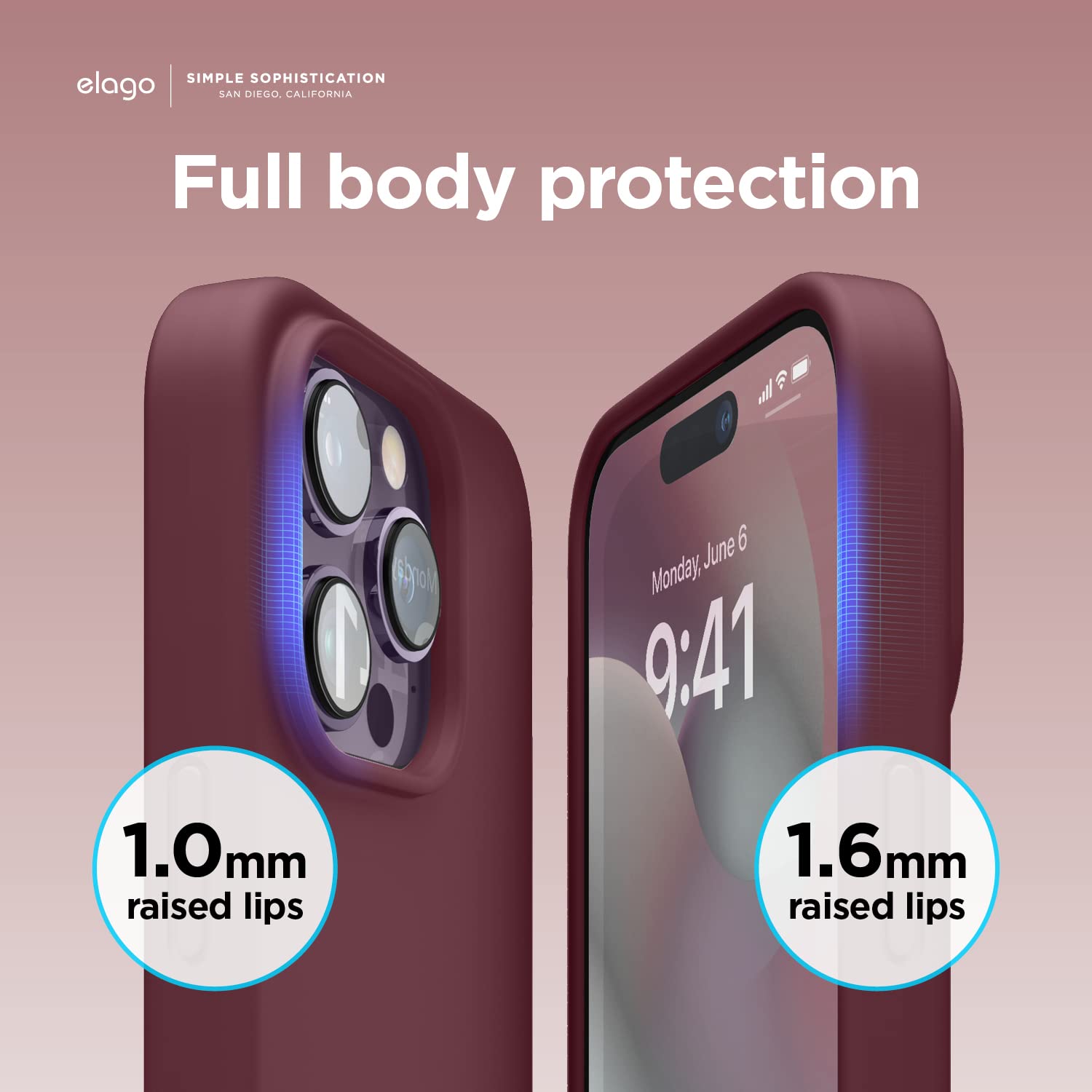Foto 7 pulgar | Funda De Teléfono Elago Compatible Con Iphone 14 Pro Liquid Silico - Venta Internacional.