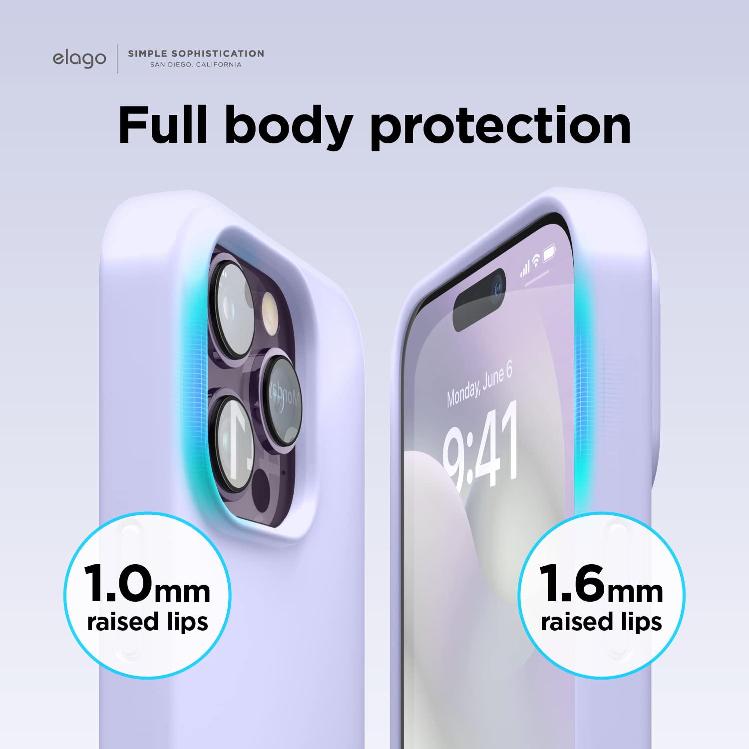Foto 7 pulgar | Funda De Teléfono Elago Compatible Con Iphone 14 Pro Max Morada - Venta Internacional.