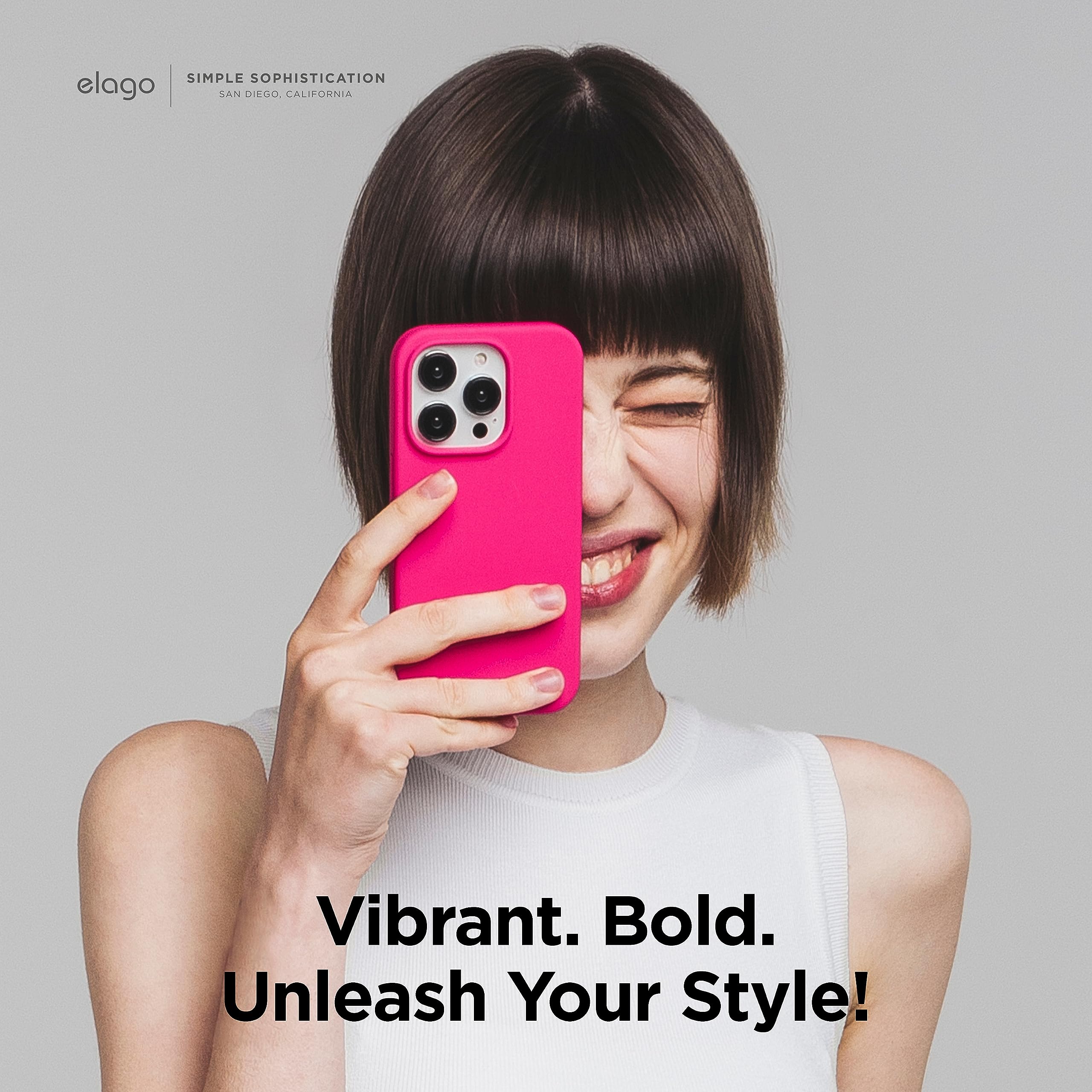 Foto 7 pulgar | Funda De Silicona Líquida Elago Para Iphone 15 Pro, Color Rosa - Venta Internacional.
