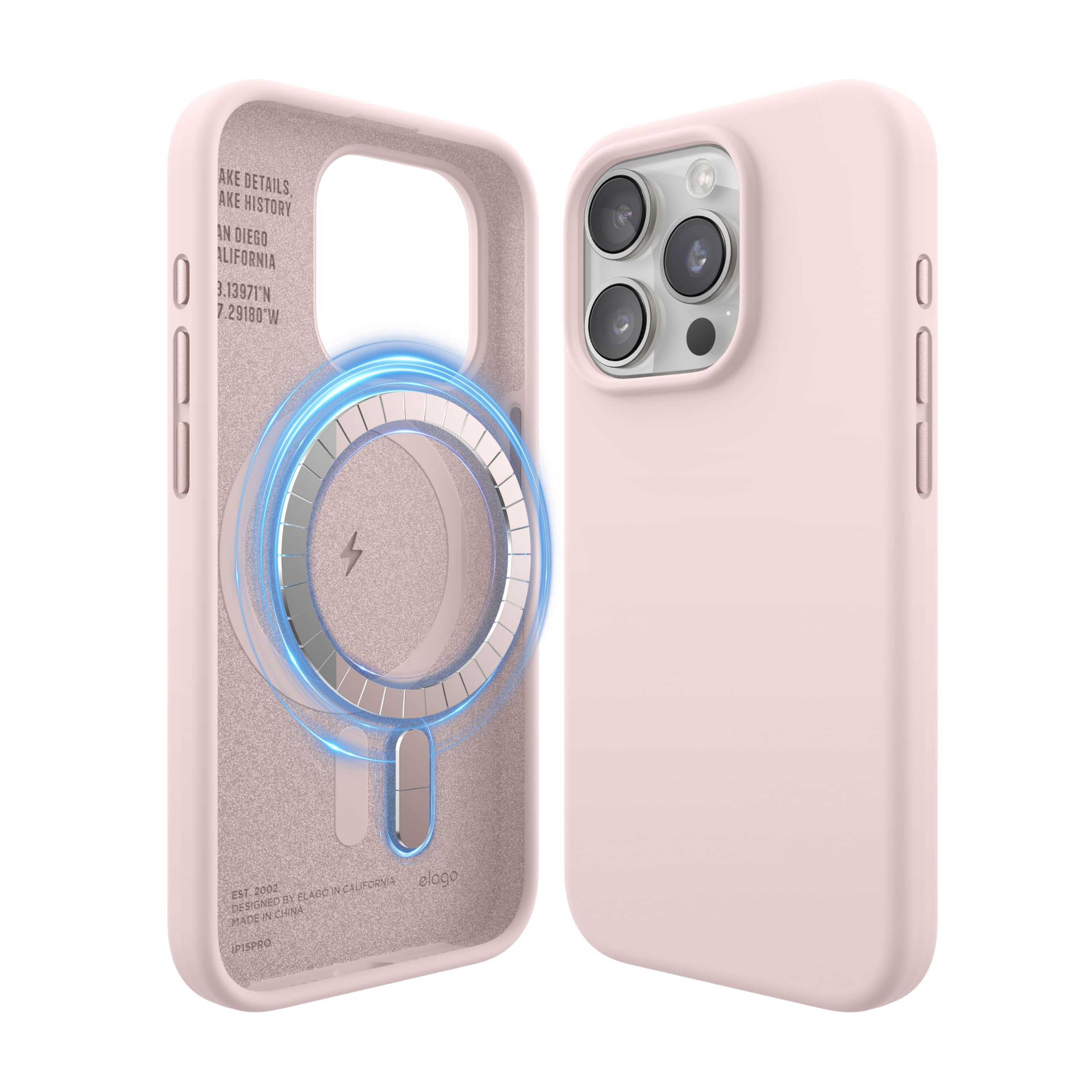 Foto 1 | Funda De Teléfono Elago Magnetic Silicone Para Iphone 15 Pro 6.1 - Venta Internacional.