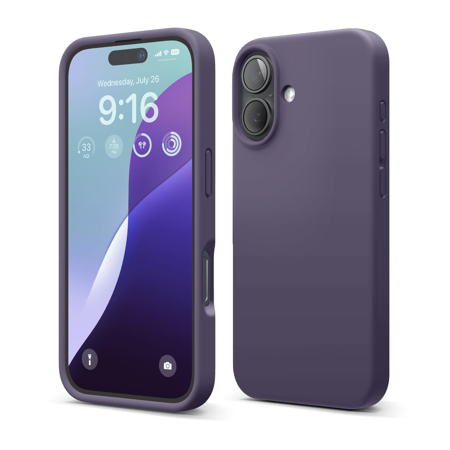 Foto 1 | Funda De Teléfono Elago Compatible Con Iphone 16, Silicona Líquida - Venta Internacional.