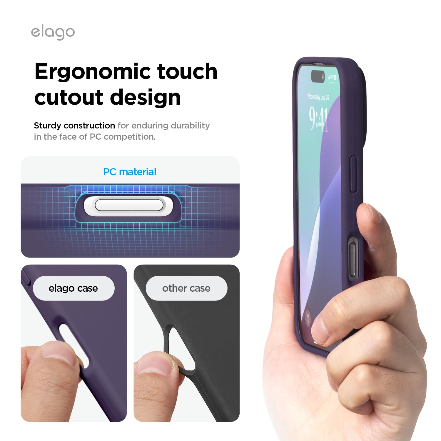 Foto 7 | Funda De Teléfono Elago Compatible Con Iphone 16, Silicona Líquida - Venta Internacional.