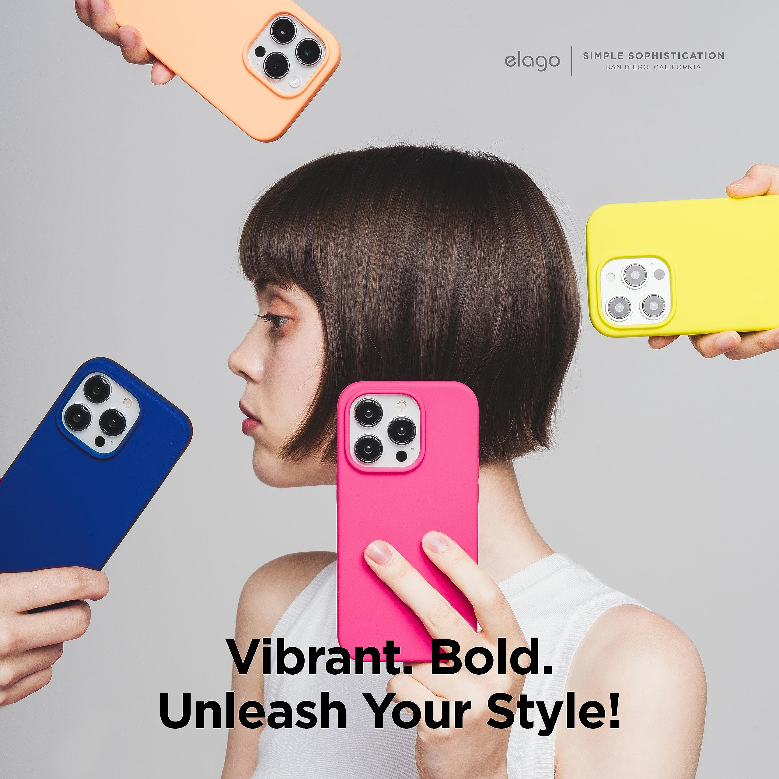Foto 8 pulgar | Funda De Silicona Líquida Elago Para Iphone 15 Plus, Color Azul Cobalto - Venta Internacional.