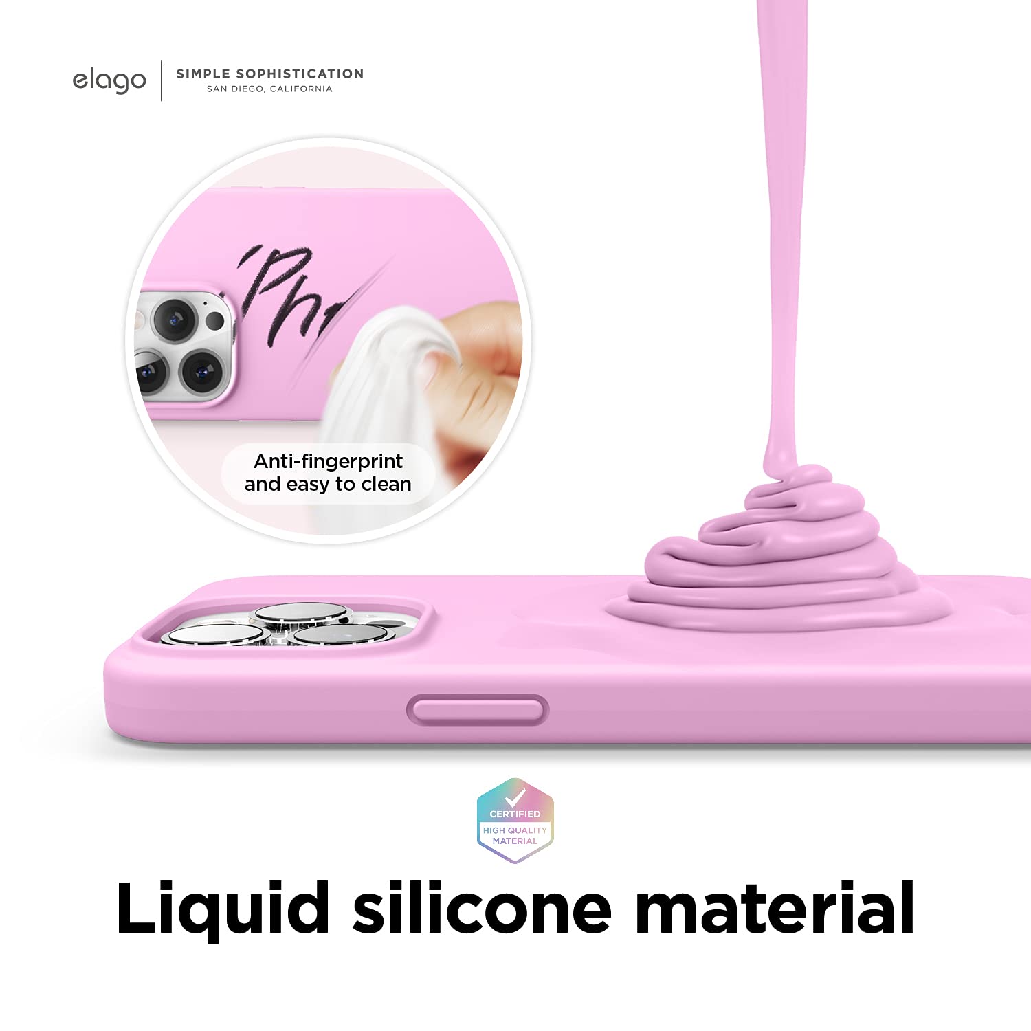 Foto 5 pulgar | Funda Elago Liquid Silicone Compatible Con Iphone 13 Pro 6.1 - Venta Internacional.