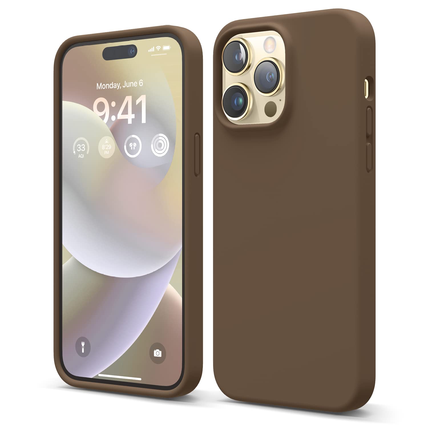 Foto 1 | Funda De Teléfono Elago Compatible Con Iphone 14 Pro Max Brown - Venta Internacional.