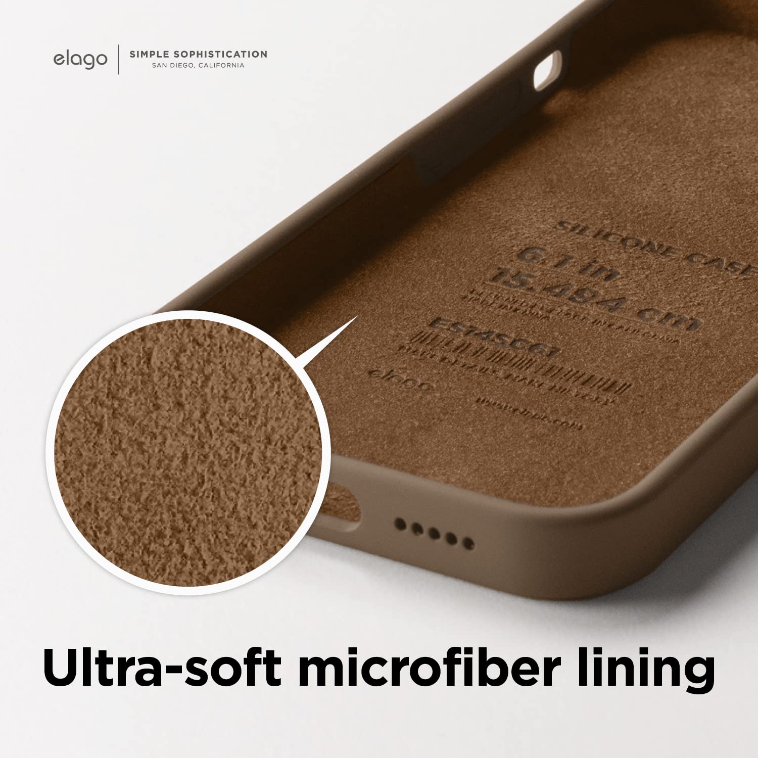 Foto 7 | Funda De Teléfono Elago Compatible Con Iphone 14 Pro Max Brown - Venta Internacional.