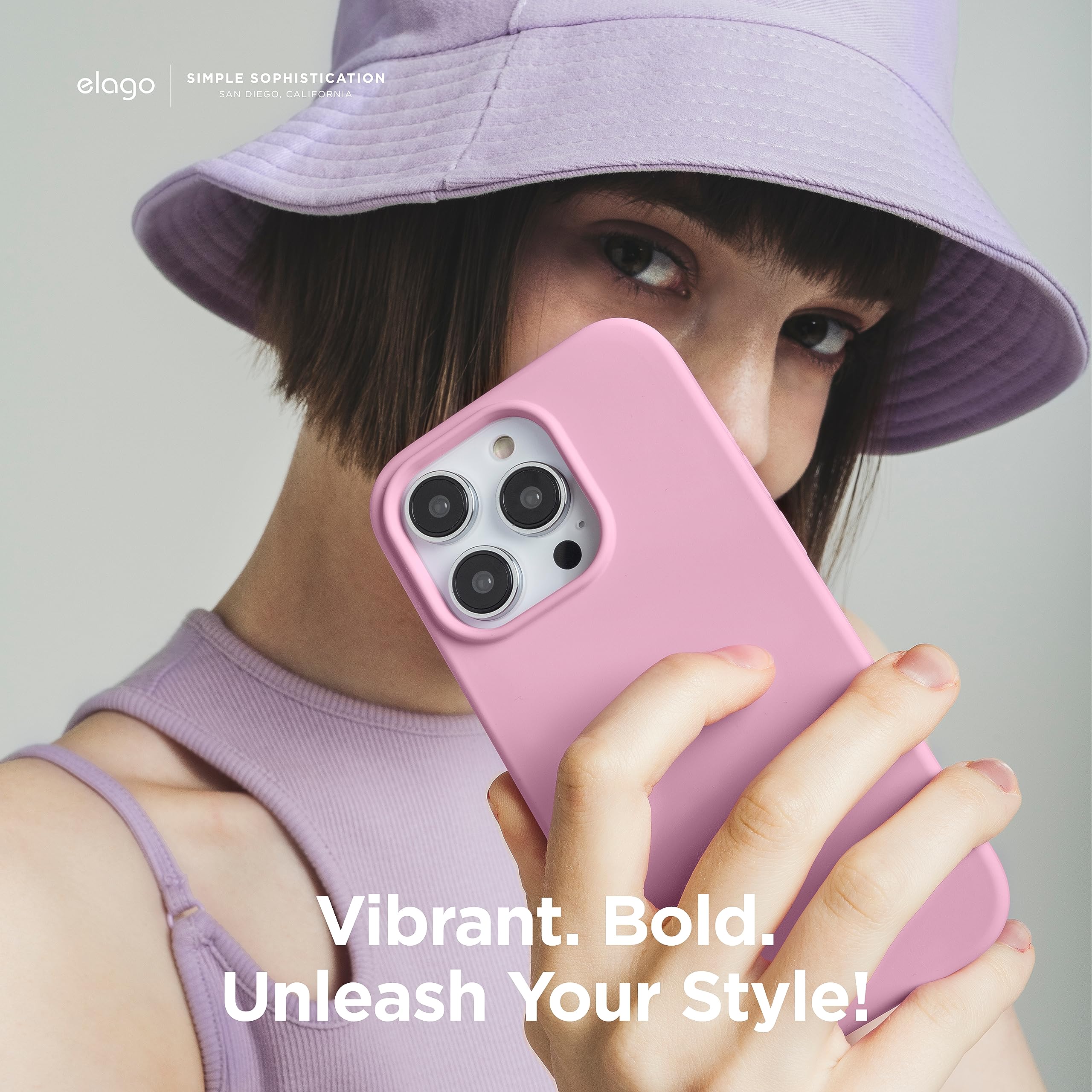 Foto 7 pulgar | Funda De Silicona Líquida Elago Para Iphone 15, Color Rosa Intenso - Venta Internacional.