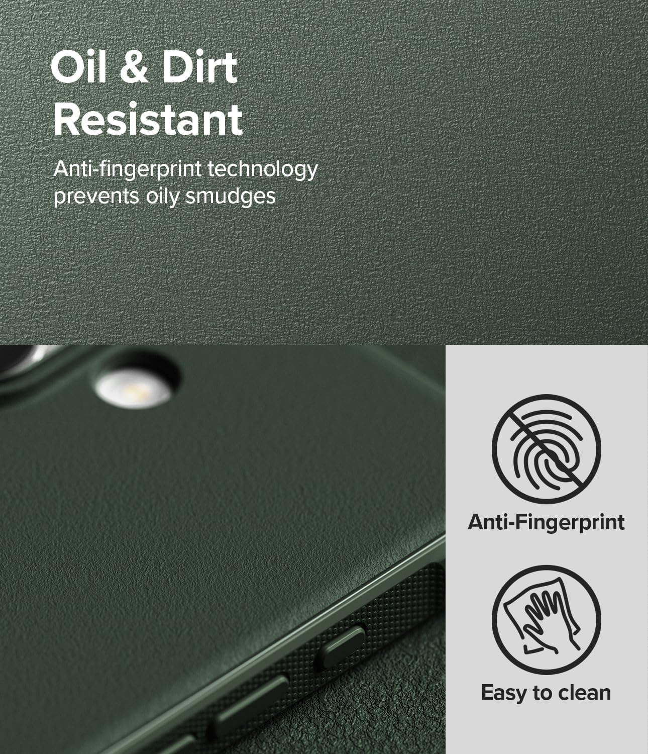 Foto 3 | Funda De Teléfono Ringke Onyx Verde Oscuro Para Iphone 16 - Delgada - Venta Internacional.