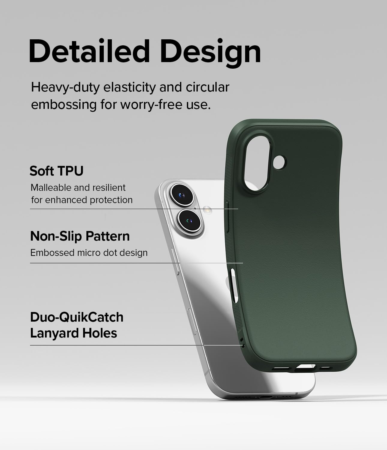 Foto 8 pulgar | Funda De Teléfono Ringke Onyx Verde Oscuro Para Iphone 16 - Delgada - Venta Internacional.