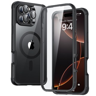 Foto 1 | Funda De Teléfono Esr Para Iphone 16 Pro Max Con Vidrio Templado Negro - Venta Internacional.
