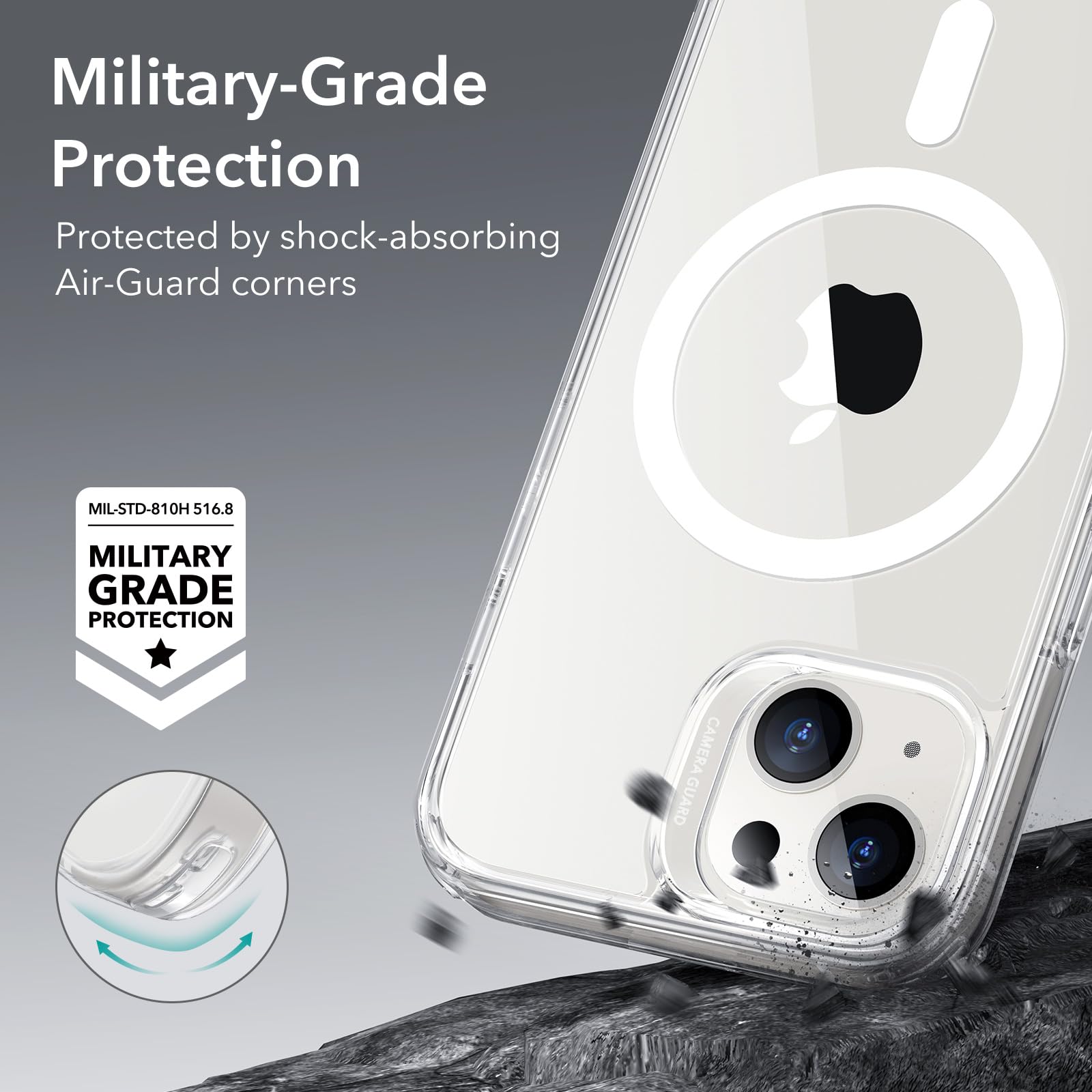 Foto 6 pulgar | Funda Esr Para Iphone 14/iphone 13 Con Magsafe Clear - Venta Internacional.