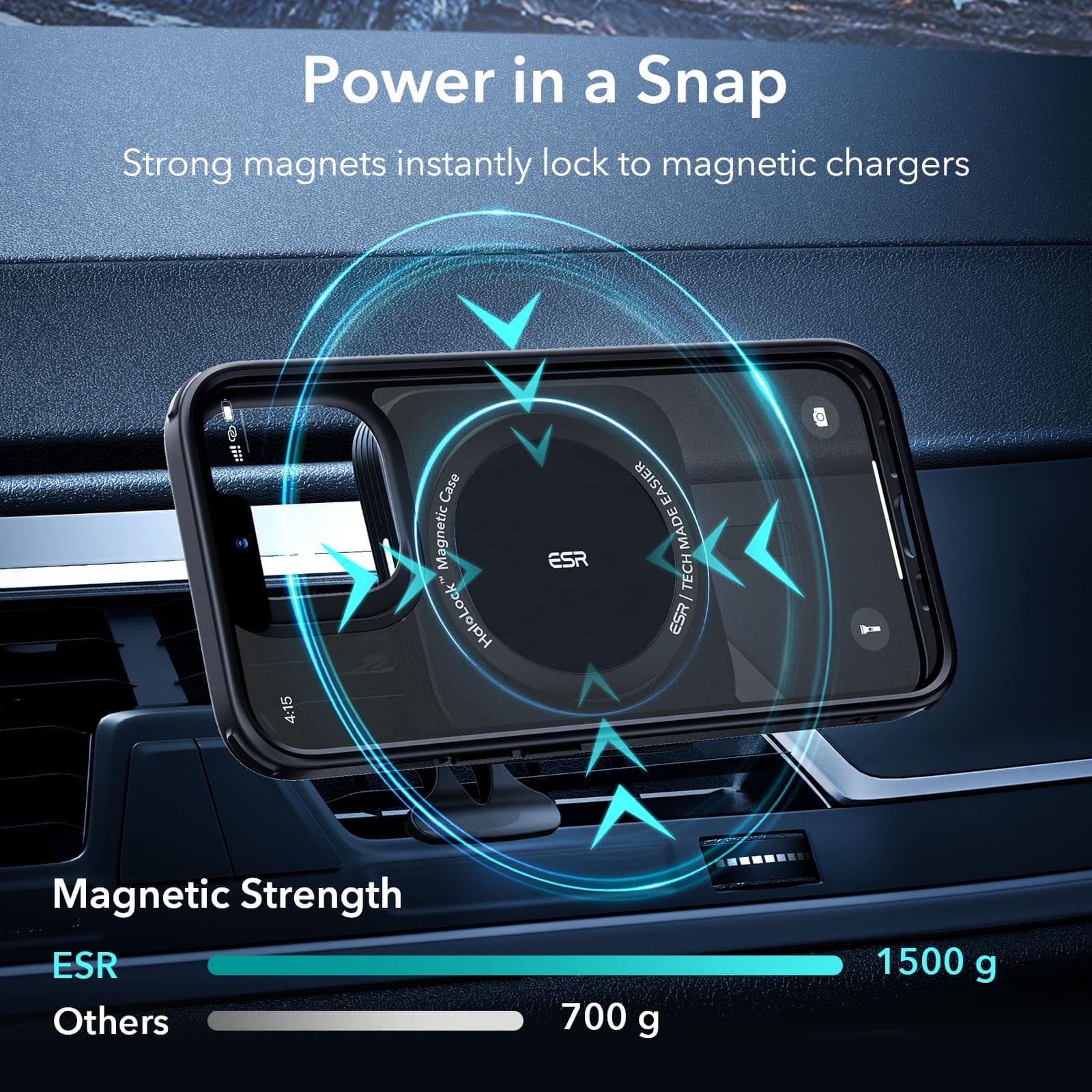 Foto 4 | Funda De Teléfono Esr Hybrid Magnetic Con Halolock Para Iphone 13 Pro Max - Venta Internacional.