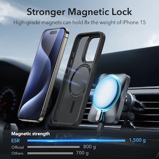 Foto 5 | Funda De Teléfono Esr Para Iphone 15 Pro Max Con Magsafe, Amarilla - Venta Internacional.