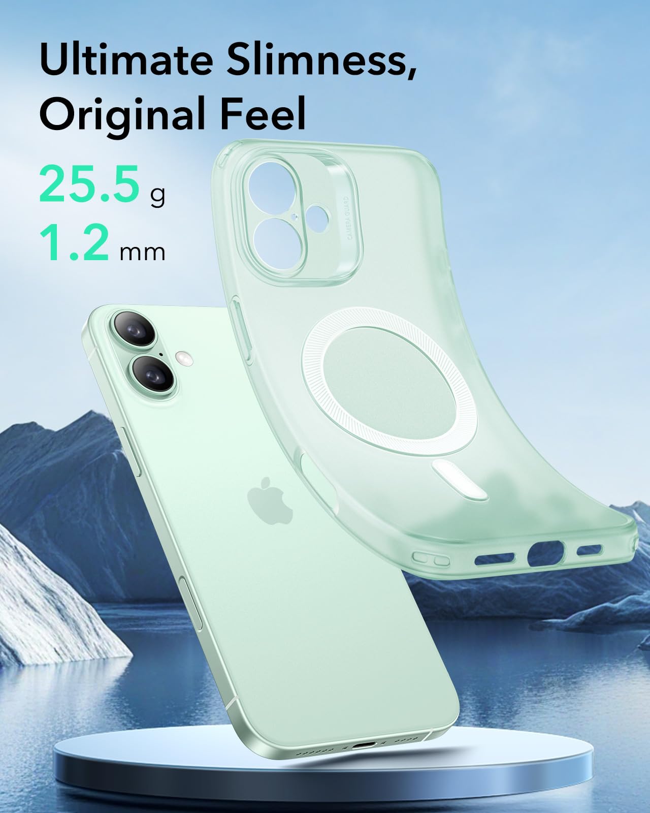 Foto 4 pulgar | Funda Esr Para Iphone 16 Plus Con Magsafe, Verde A Prueba De Golpes - Venta Internacional.