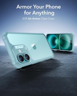 Foto 2 | Funda De Teléfono Esr Air Armor Series Para Iphone 16, Color Verde Transparente - Venta Internacional.