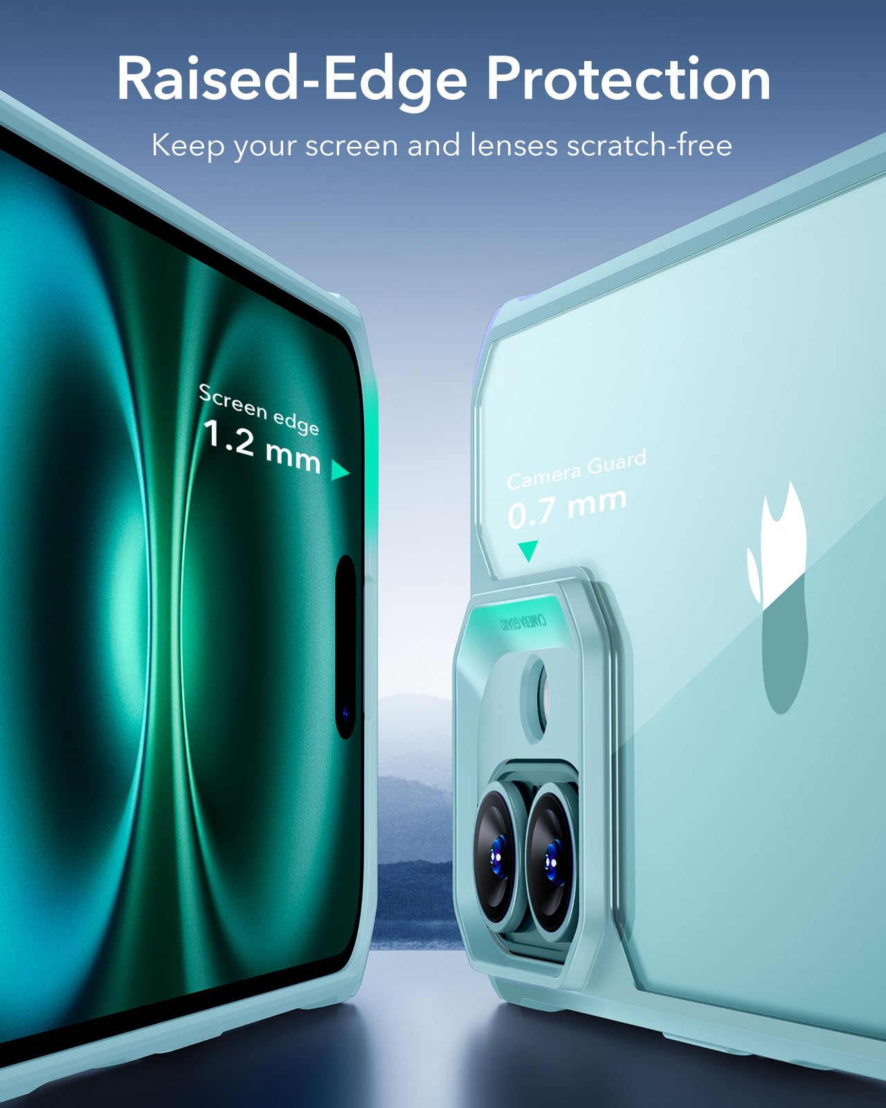 Foto 5 pulgar | Funda De Teléfono Esr Air Armor Series Para Iphone 16, Color Verde Transparente - Venta Internacional.