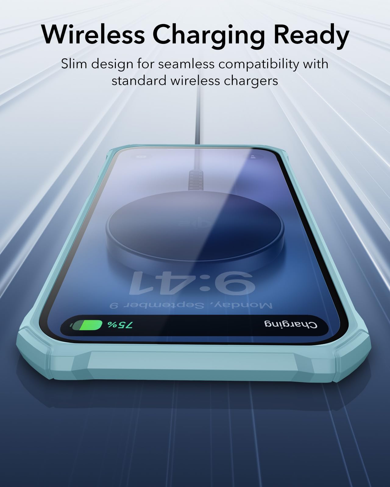 Foto 6 | Funda De Teléfono Esr Air Armor Series Para Iphone 16, Color Verde Transparente - Venta Internacional.
