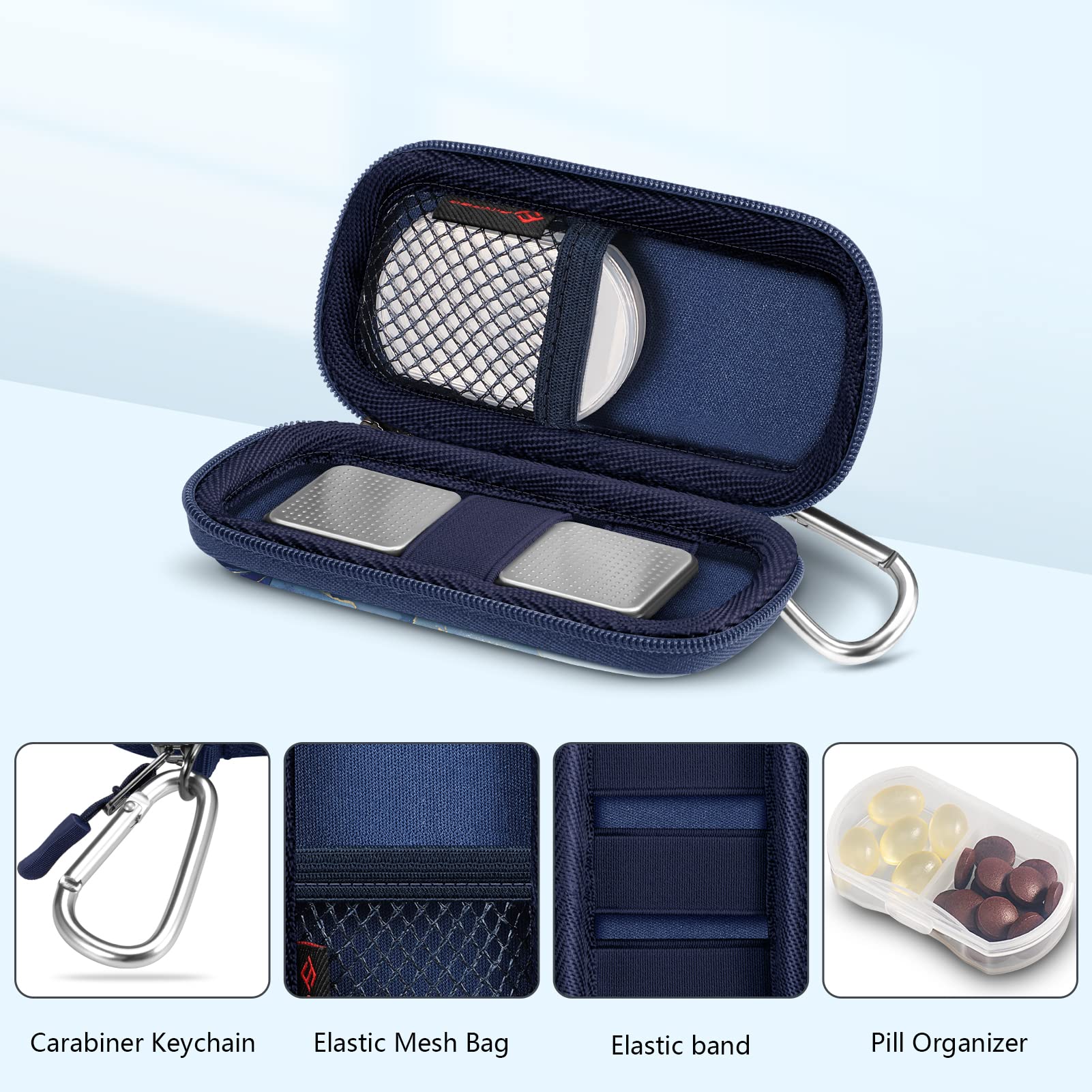 Foto 5 pulgar | Funda De Transporte Fintie Para Kardia Mobile Y Kardia Mobile 6l - Venta Internacional.