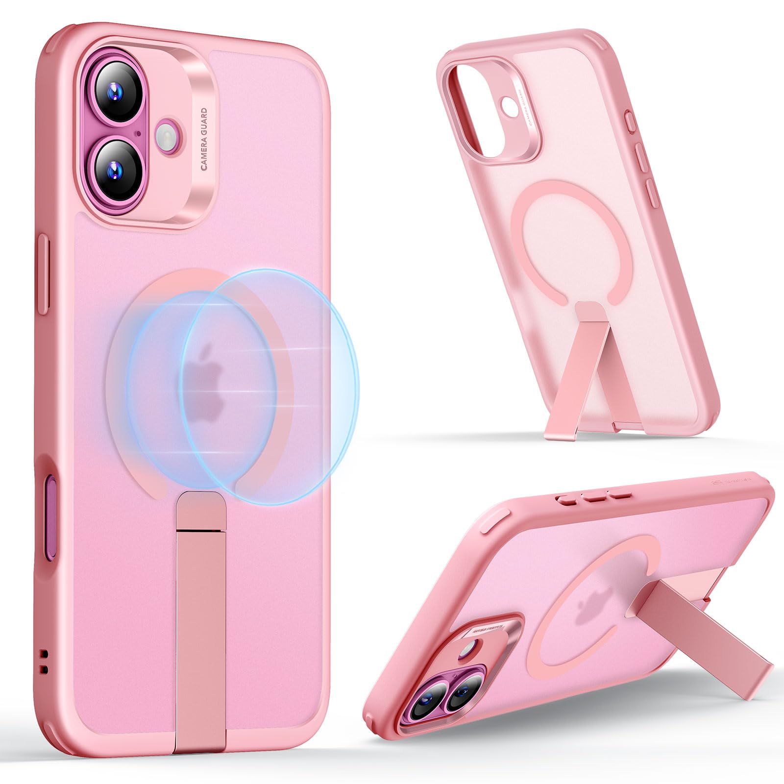 Foto 1 | Funda De Teléfono Esr Boost Series Para Iphone 16 Con Soporte Rosa - Venta Internacional.