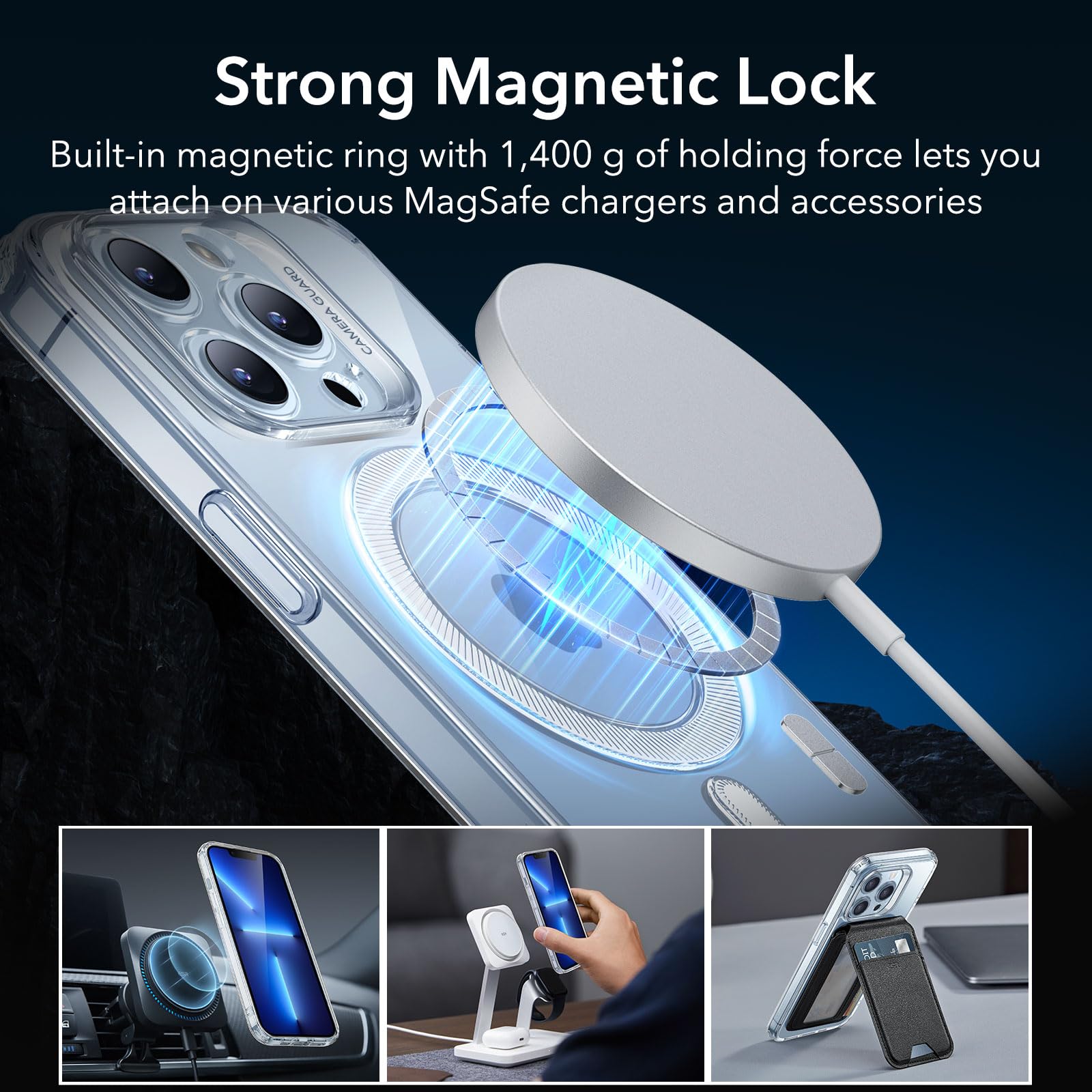Foto 5 | Funda De Teléfono Esr Zero Series Para Iphone 13 Pro Clear - Venta Internacional.