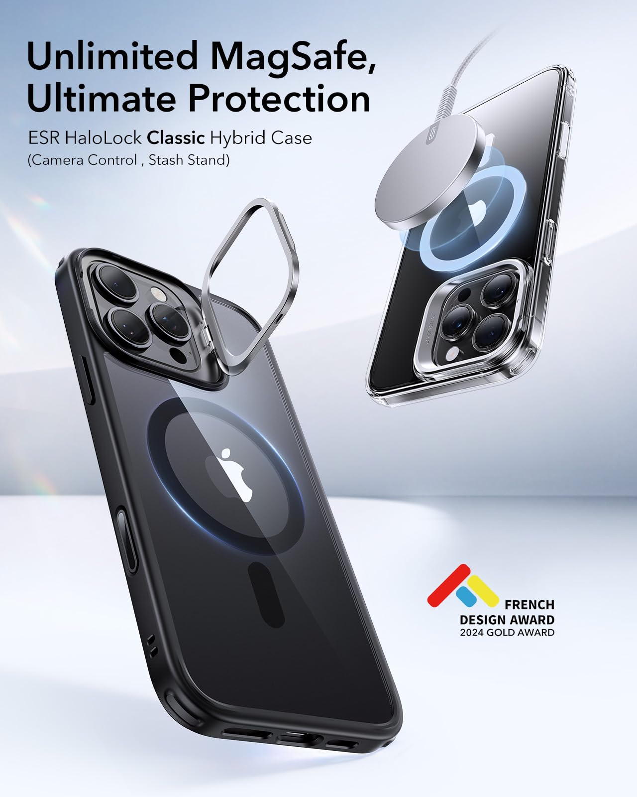 Foto 4 pulgar | Funda De Teléfono Esr Para Iphone 16 Pro Con Control De Cámara Magsafe - Venta Internacional.